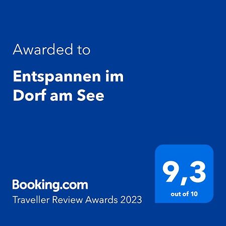 Entspannen Im Dorf Am See Zahren Exteriör bild